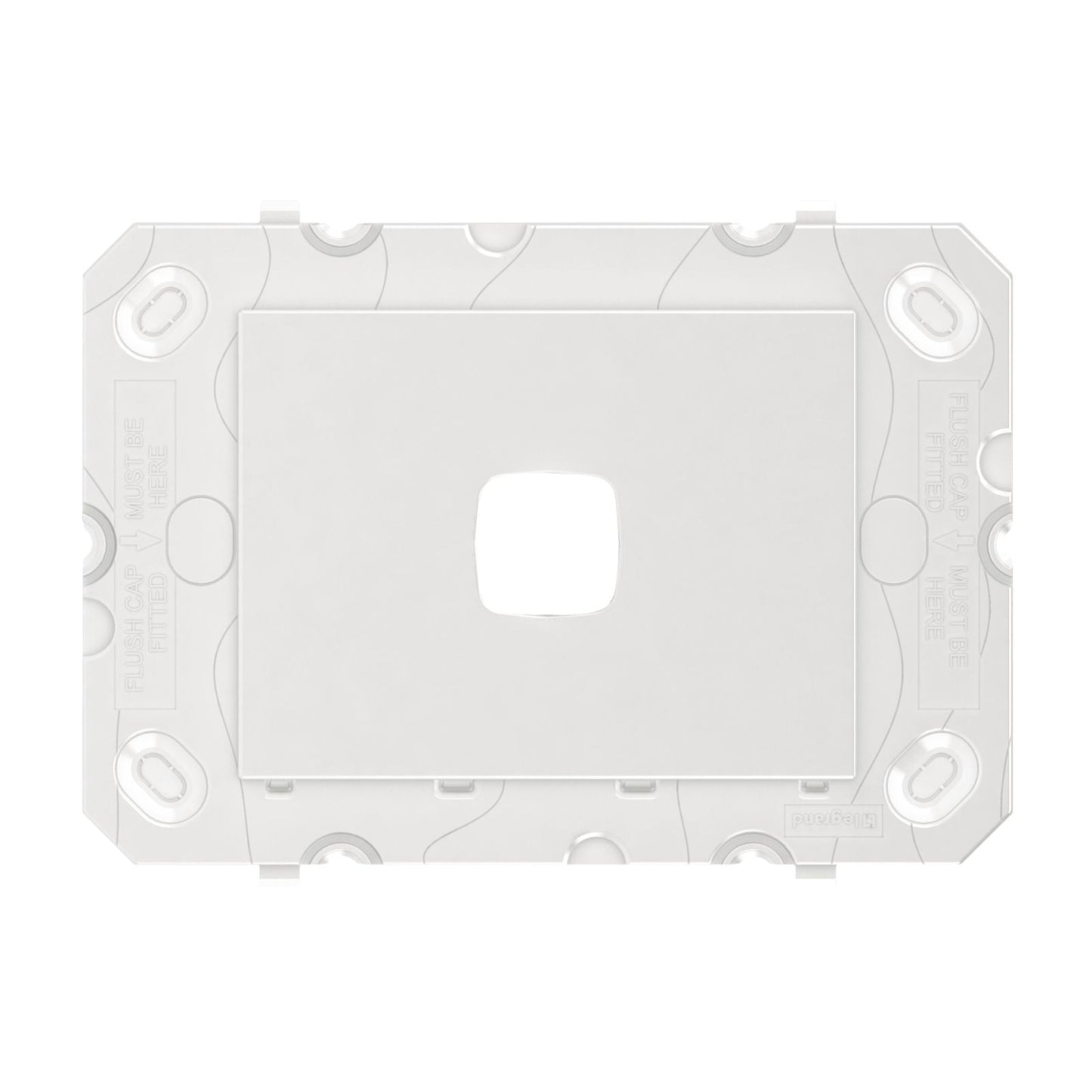 HPM Arteor 1 Gang Wall Switch Grid - White - 128 x 91mm