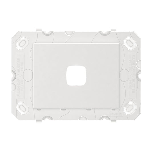 HPM Arteor 1 Gang Wall Switch Grid - White - 128 x 91mm