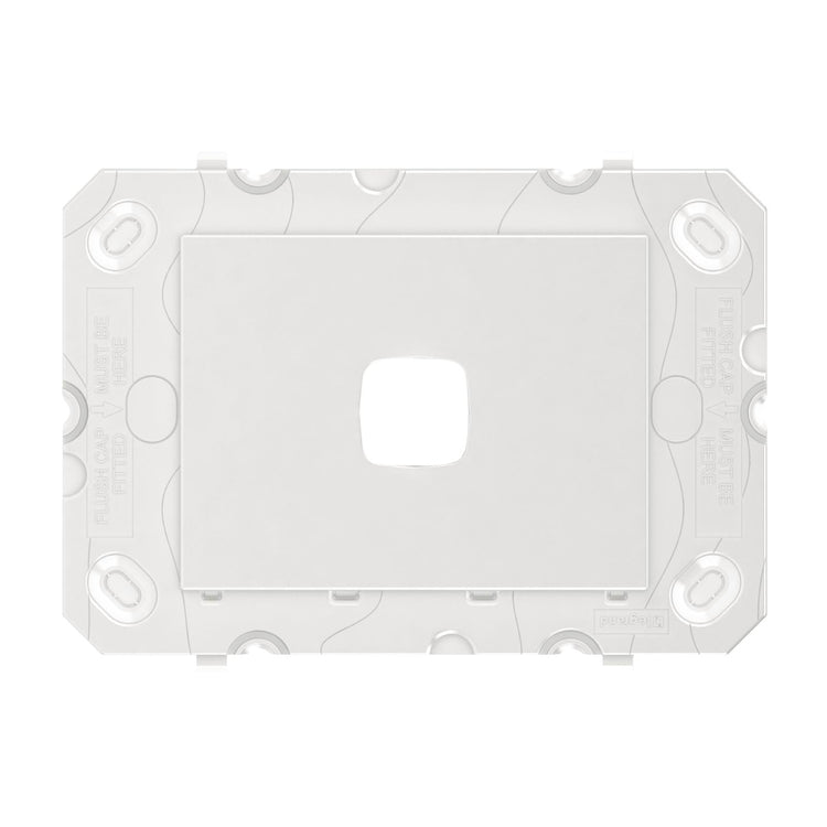 HPM Arteor 1 Gang Wall Switch Grid White