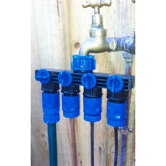 Ladco 6mm Click Poly Irrigation Tube - 50mm Plastic - Easy Attach