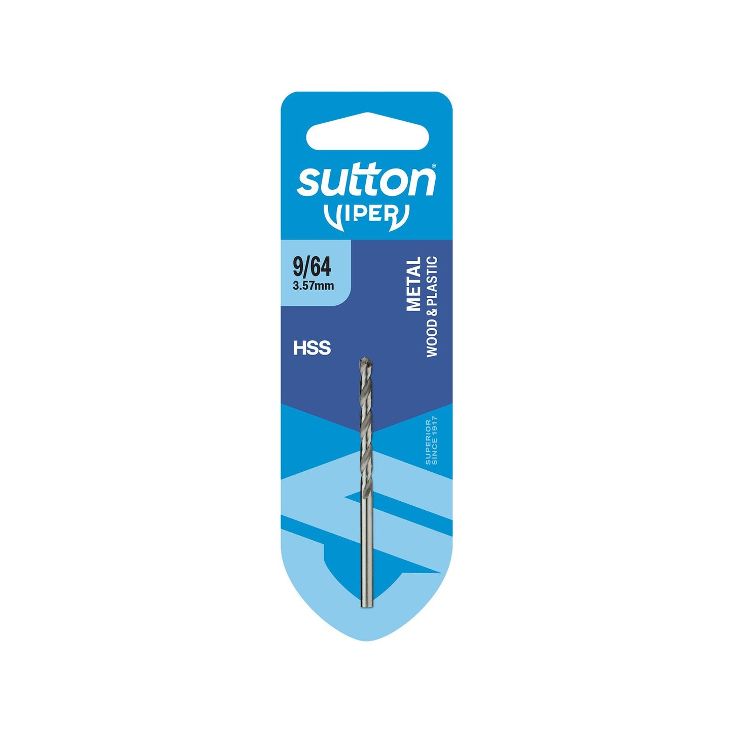 Sutton Tools Viper Jobber Drill Bit - 9/64"
