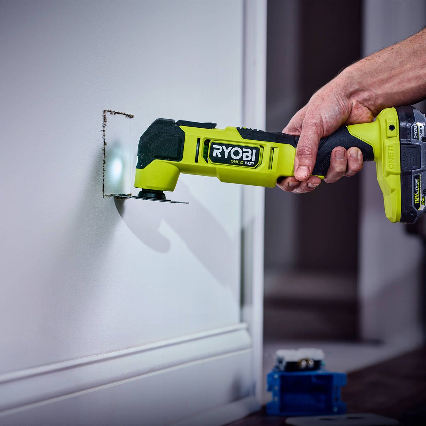 Ryobi ONE+ HP Brushless Multitool - Tool Only - 80 x 322 x 138mm