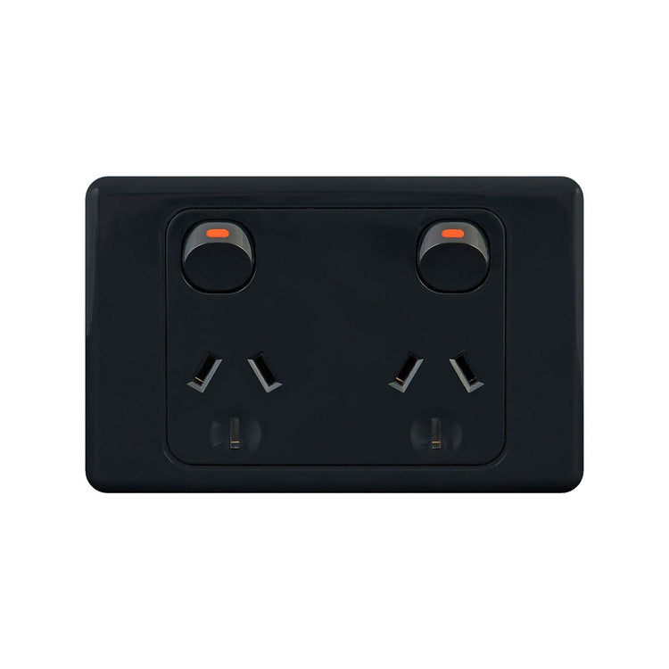 Deta Double Power Point - Black