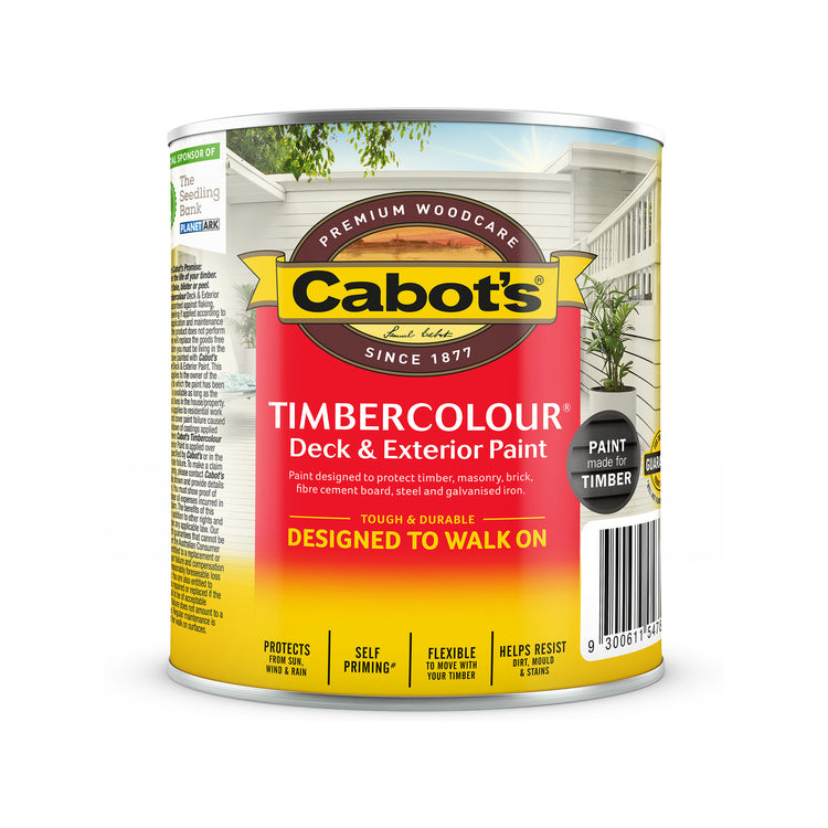 Cabot S 500ml White Timbercolour Deck Exterior Paint