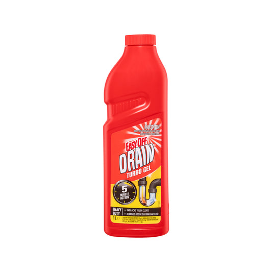Easy Off Turbo Gel Drain Cleaner - 1L