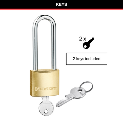 Master Lock Padlock - 30mm - Brass - Cut Resistant