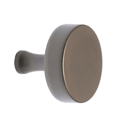 Lane Gun Metal Thick Round Knob - 32mm