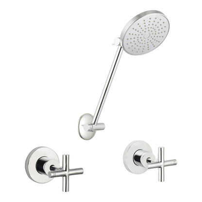 Mondella Chrome Shower Set - 9L/min - 3 Star - 210 x 80 x 165mm