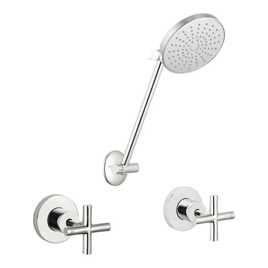 Mondella Chrome Shower Set - 9L/min - 3 Star - 210 x 80 x 165mm