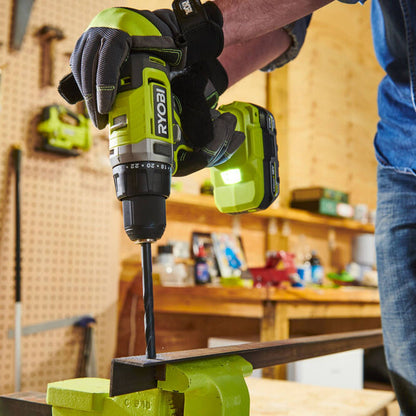 Ryobi ONE+ Hammer Drill Kit - 2Ah - 90 Accessories - 165 x 220 x 360mm