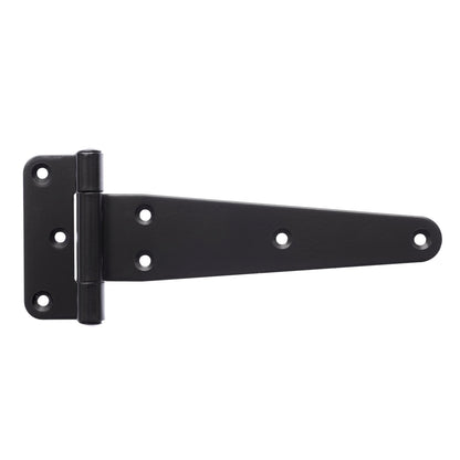 Zenith Matte Black Tee Gate Hinge - 200mm - 2 Pack