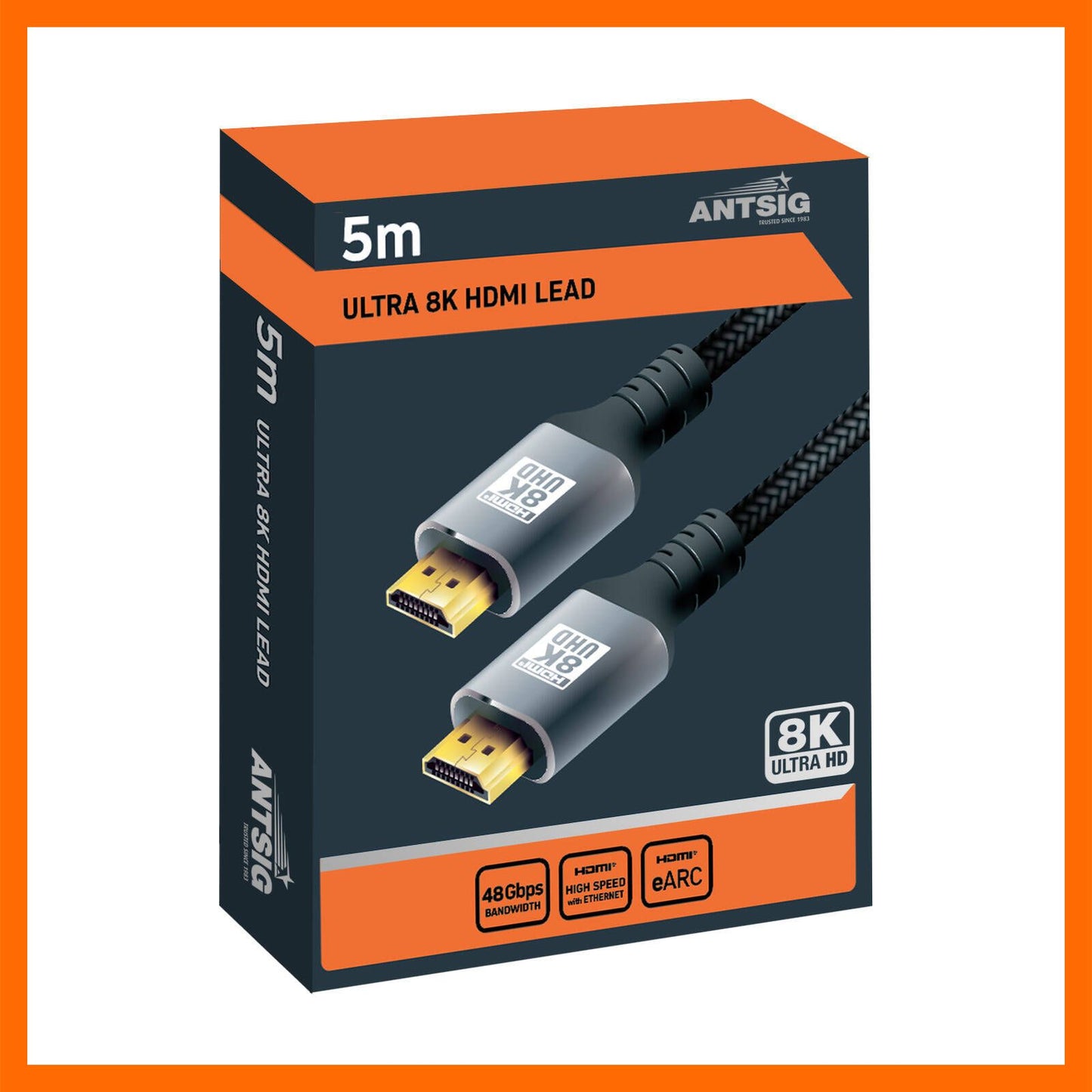Antsig Ultra 8K HDMI Lead - 5m