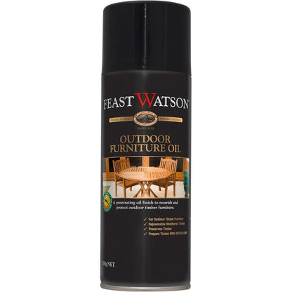 Feast Watson Outdoor Furniture Oil 300g Clear UV Protection Water Resistant