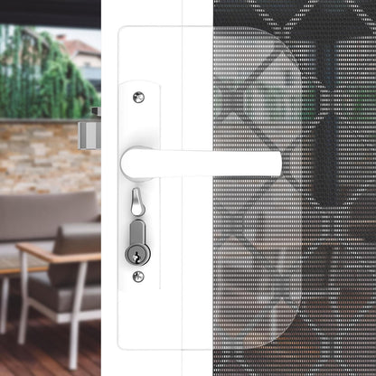 Rolltrak Hinged Screen Door Lock - 50mm - Keyed