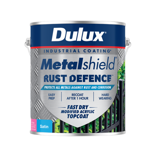Dulux Ultra Deep Base Satin Metalshield Rust Defence - 4L