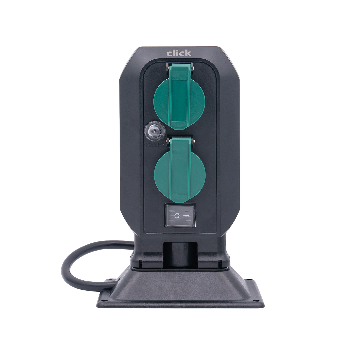 Click Power Garden Stake Socket - 4 Outlet