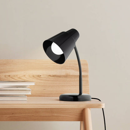 Verve Design Black Brylee Desk Lamp - 135 x 340mm