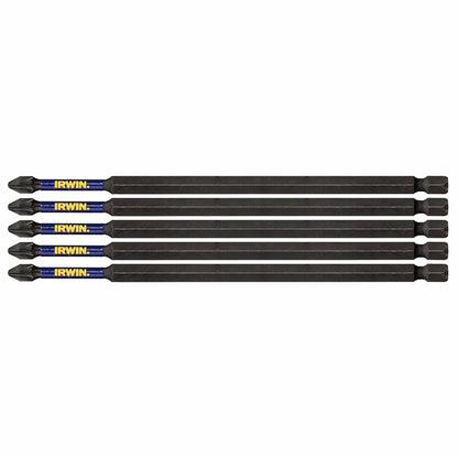 Irwin Impact Bits - 152mm PH2 - Magnetised - High Strength - 5 Pack