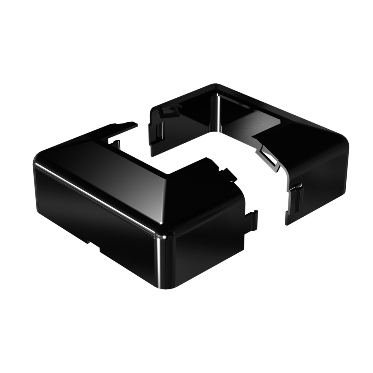 Peak Black Aluminium Deck Balustrade Post Base Cover - 90mm - Durable - Easy Install