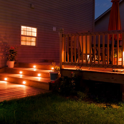 Brilliant 12V Valla LED Deck Light Kit - 6 Lights