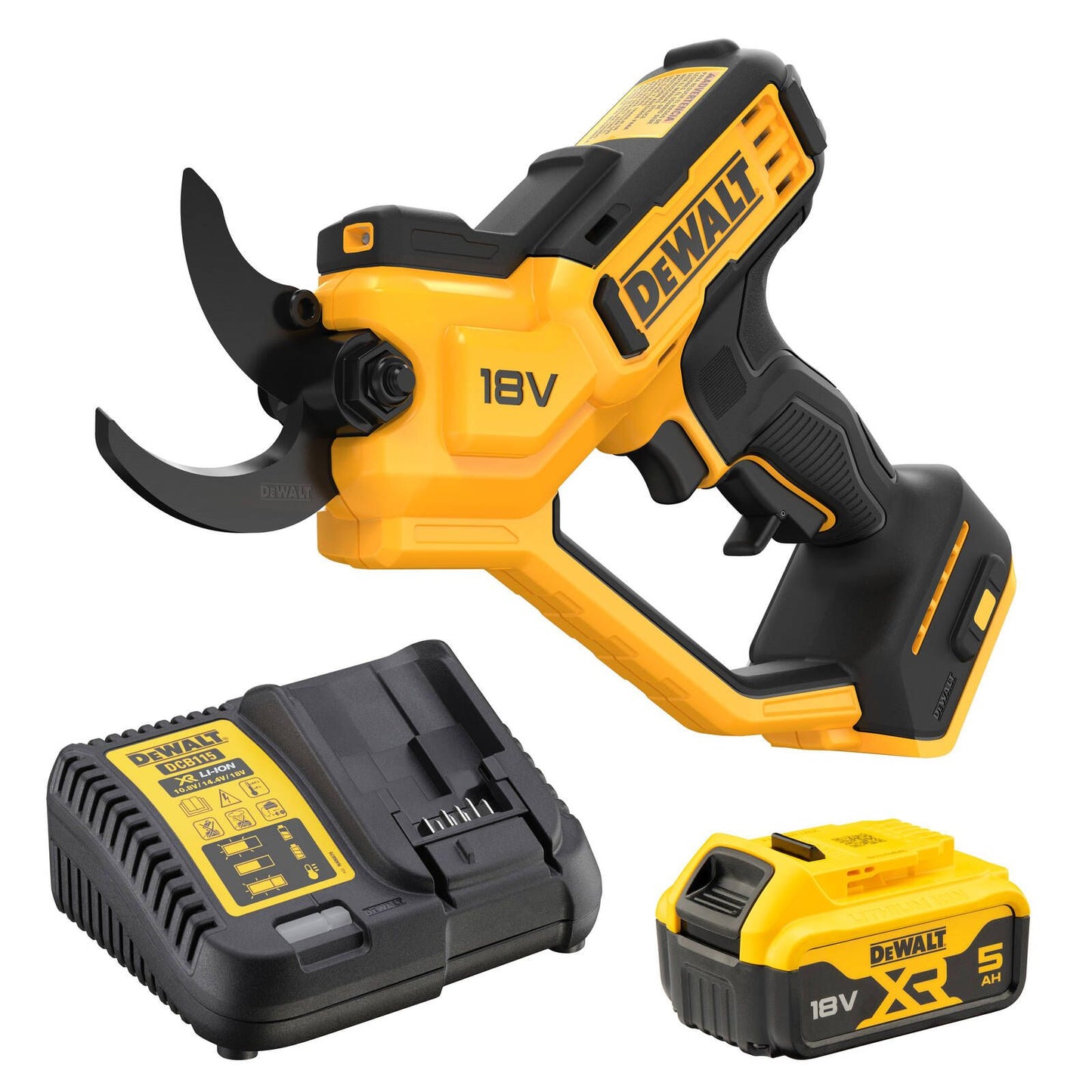 Dewalt Power Pruner Kit - 18V - 5Ah - 38mm