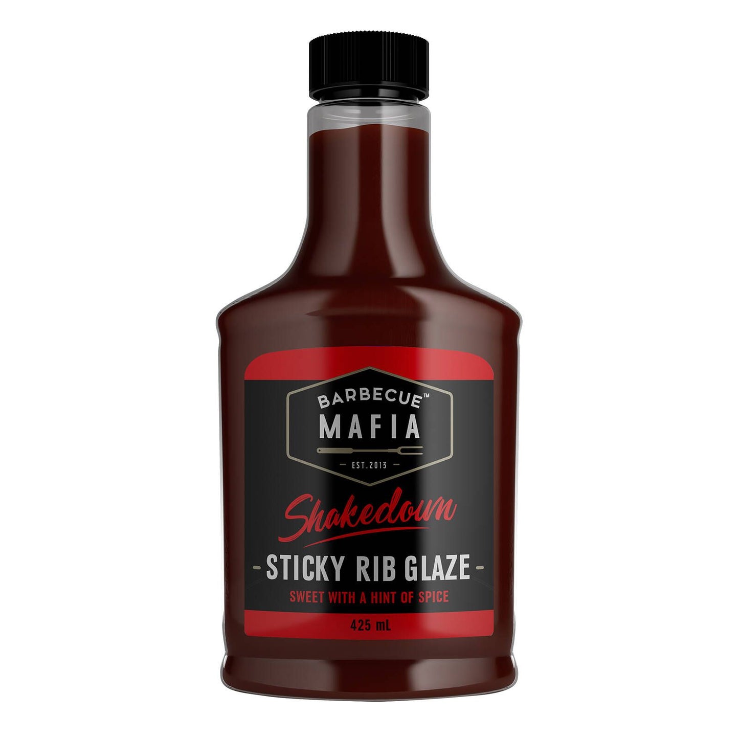 Barbecue Mafia Shakedown Sticky Rib Glaze BBQ Sauce - 425ml