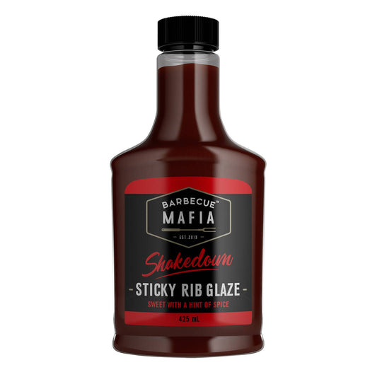 Barbecue Mafia Shakedown Sticky Rib Glaze BBQ Sauce - 425ml