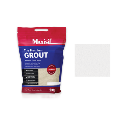 Maxisil White Grout - 2kg