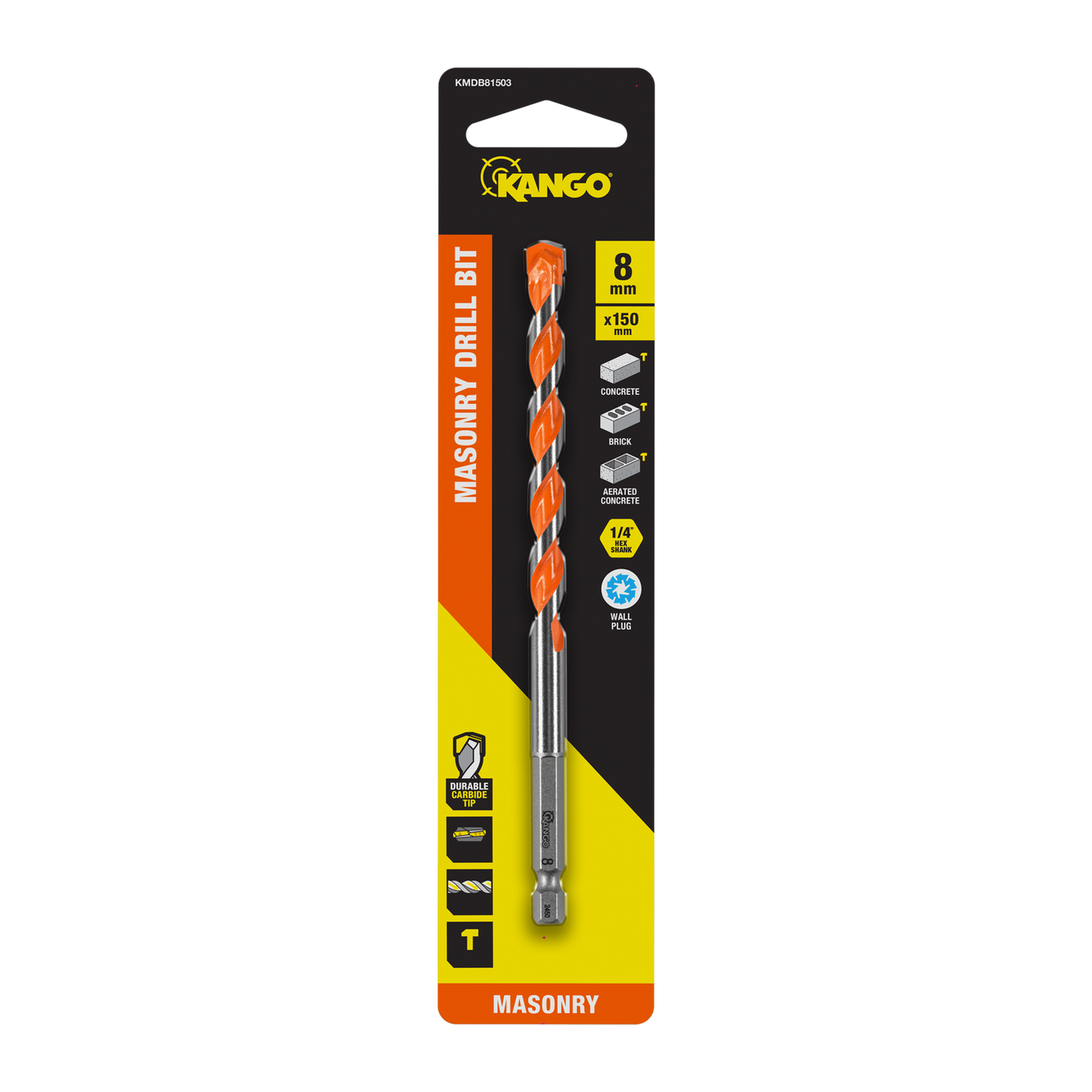 Kango Masonry Drill Bit - 8mm x 150mm