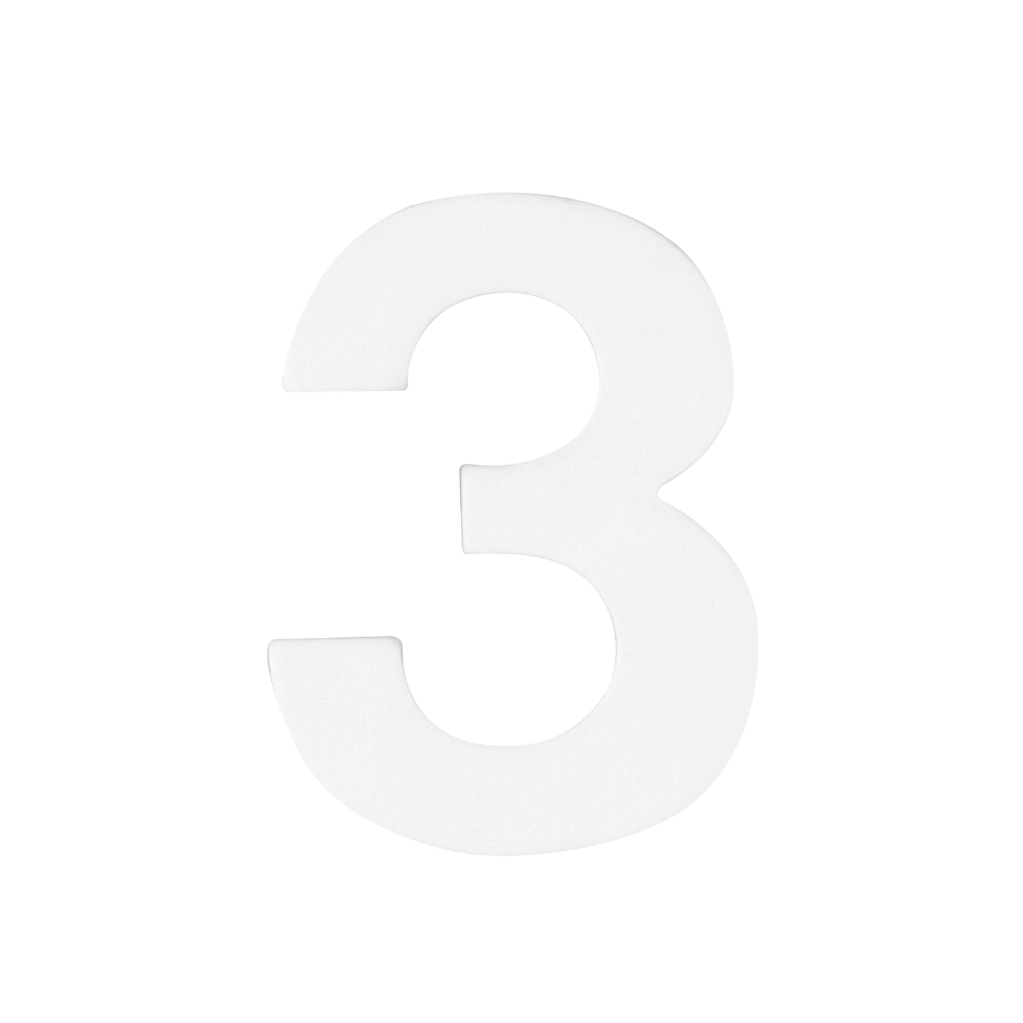 Sandleford Self Adhesive Number - 3 - 50mm - White