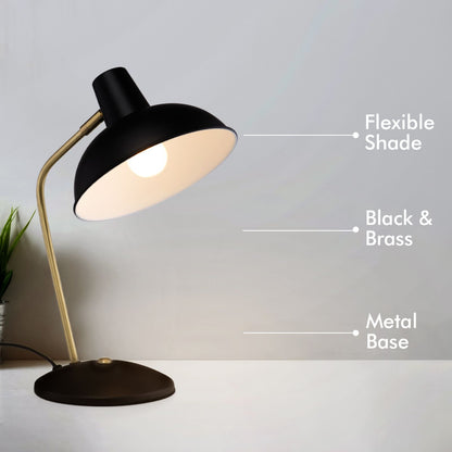 Verve Design Black Chloe Desk Lamp - 1200mm