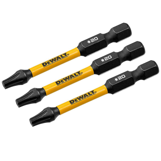 Dewalt Flextorq Screwdriver Bit 57mm TX20 3 Pack