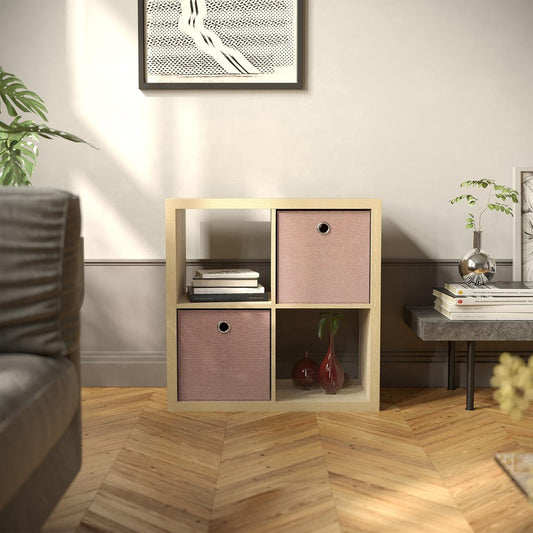 Flexi Storage Clever Cube - 330mm x 370mm - Fabric - Blush Pink Insert