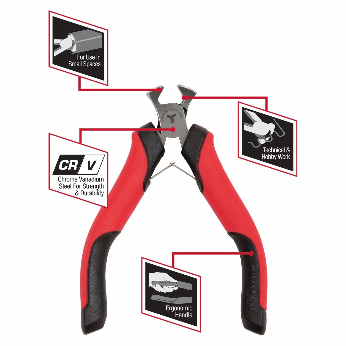 Trojan Mini End Cutting Plier - 56 x 115mm