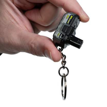 Ryobi Mini S Battery Keyring - 21 x 41 x 27mm