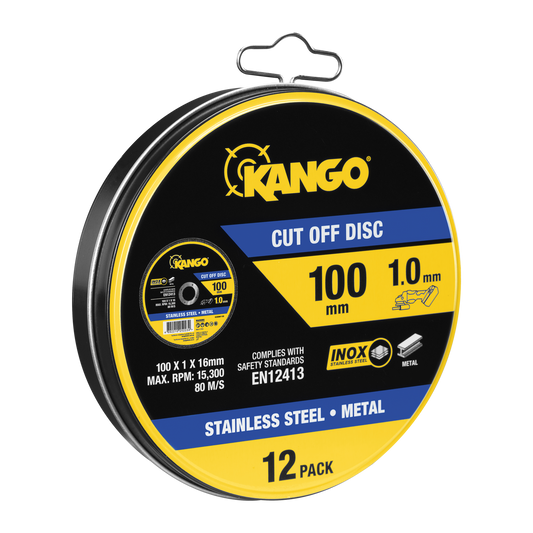 Kango Metal Cut Off Discs 100mm 12 Pack