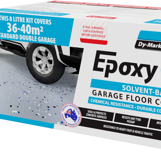 Dy-Mark 8L Slate Epoxy Coat Garage Floor Kit - Durable - Gloss Finish
