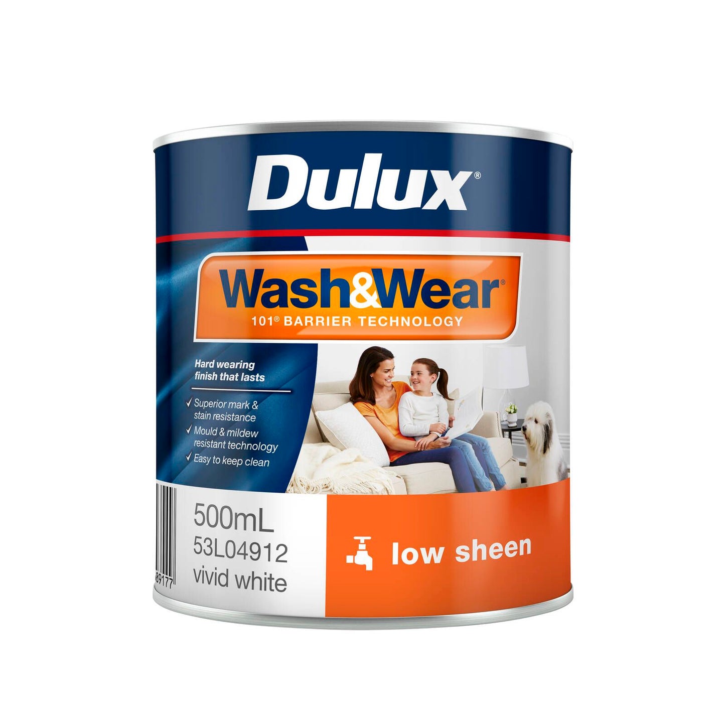 Dulux Vivid White Low Sheen Interior Paint - 500ml