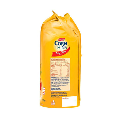 Real Foods Tasty Cheese Corn Thins - 125g