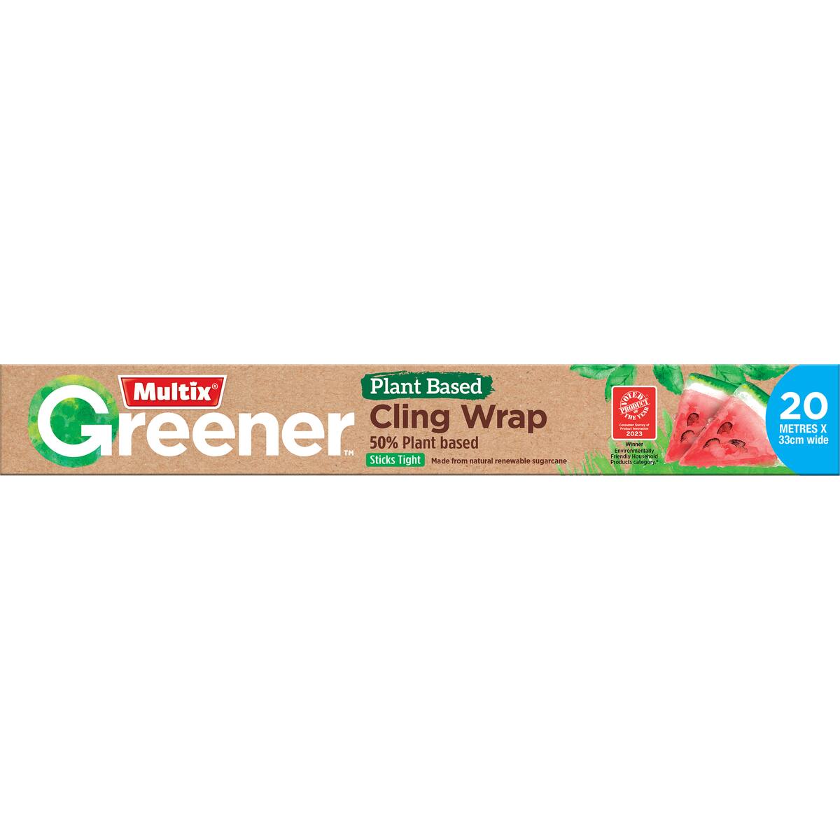 Multix Greener Plant Based Cling Wrap 20m
