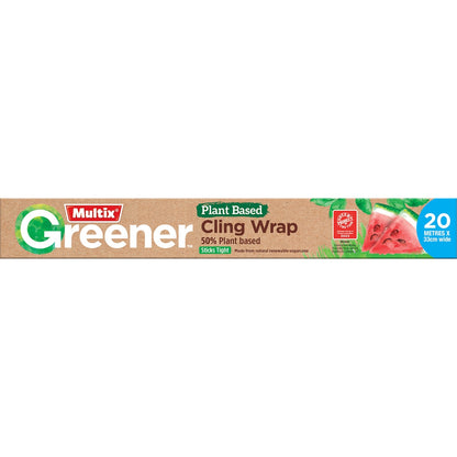 Multix Greener Plant Based Cling Wrap 20m