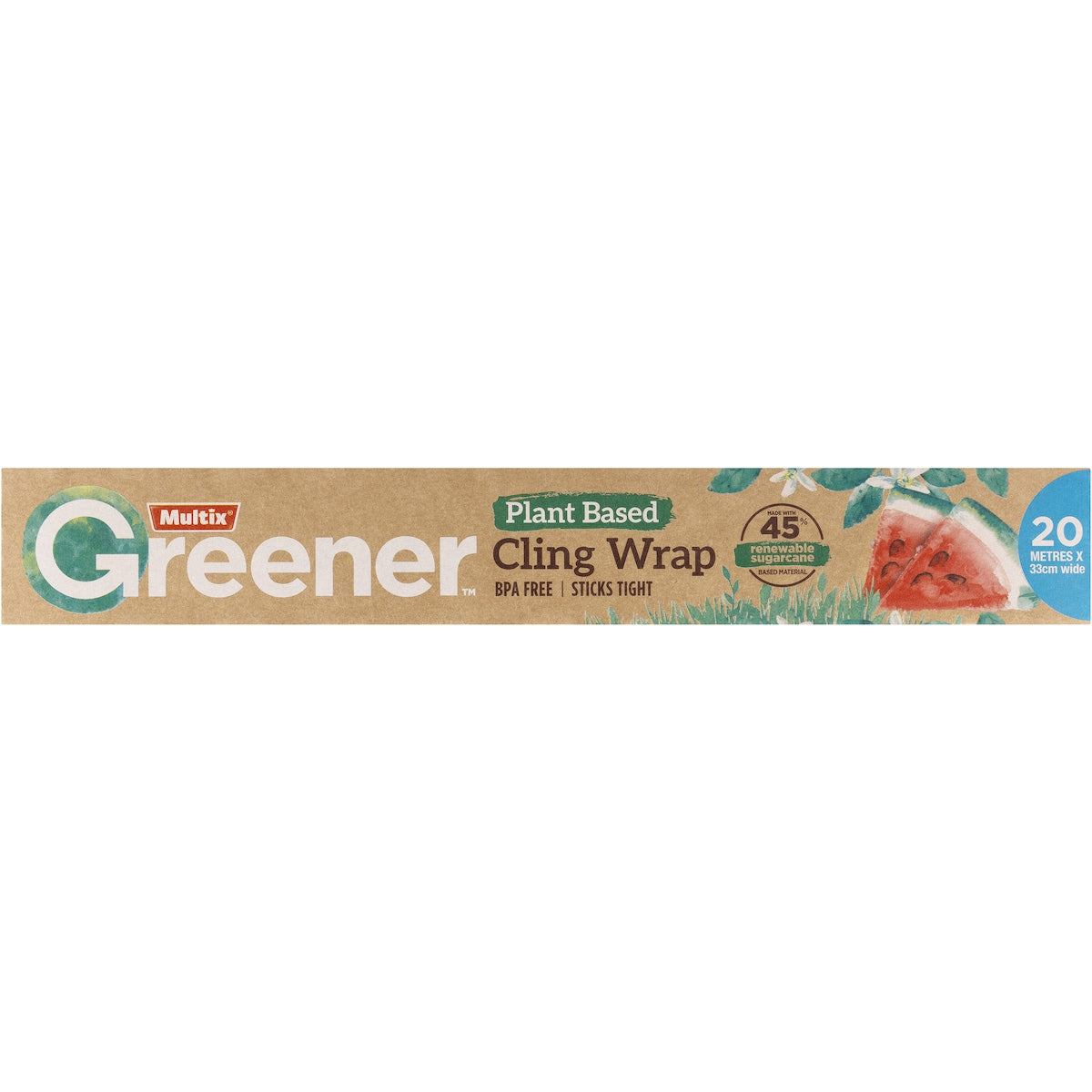 Multix Greener Plant Based Cling Wrap 20m