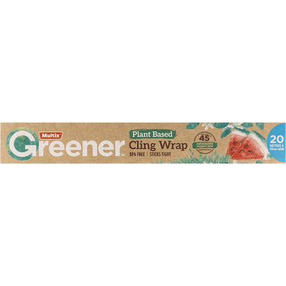 Multix Greener Plant Based Cling Wrap 20m