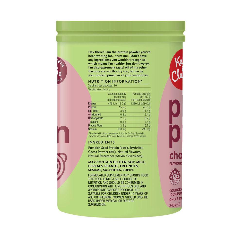 Keep IT Cleaner Plant Protein Powder Chocolate - 345g