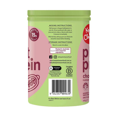 Keep IT Cleaner Plant Protein Powder Chocolate - 345g