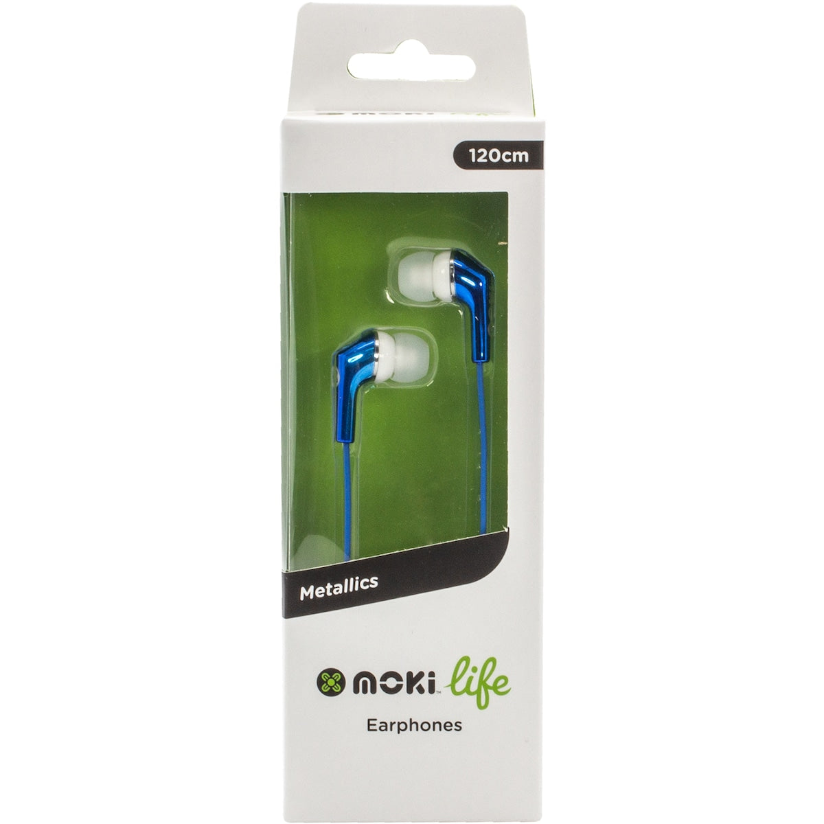 Moki Life Metallics Earphones Assorted Each
