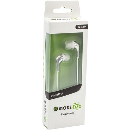 Moki Life Metallics Earphones Assorted Each
