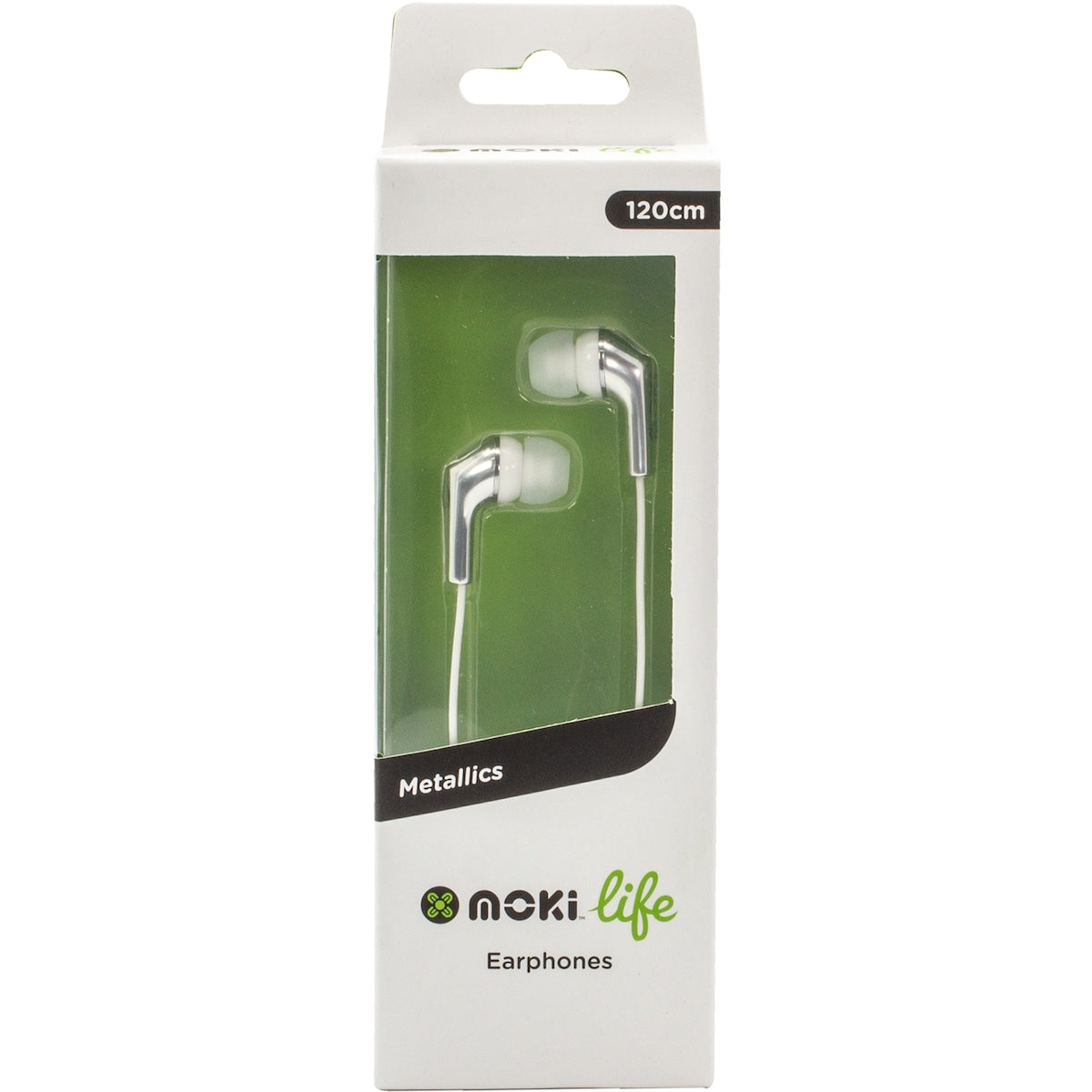 Moki Life Metallics Earphones Assorted Each