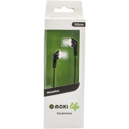 Moki Life Metallics Earphones Assorted Each