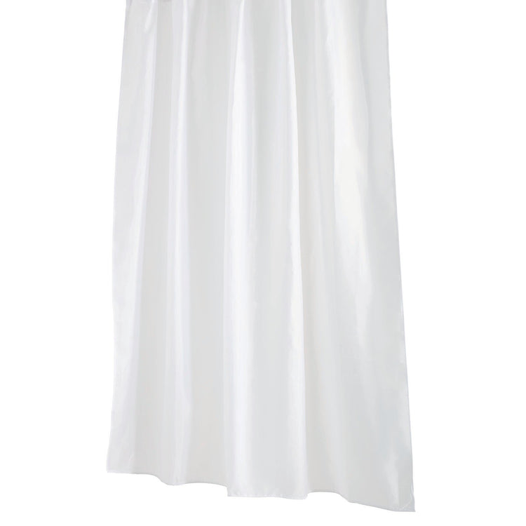 Barelli 180 x 180cm Gracefully White Polyester Shower Curtain